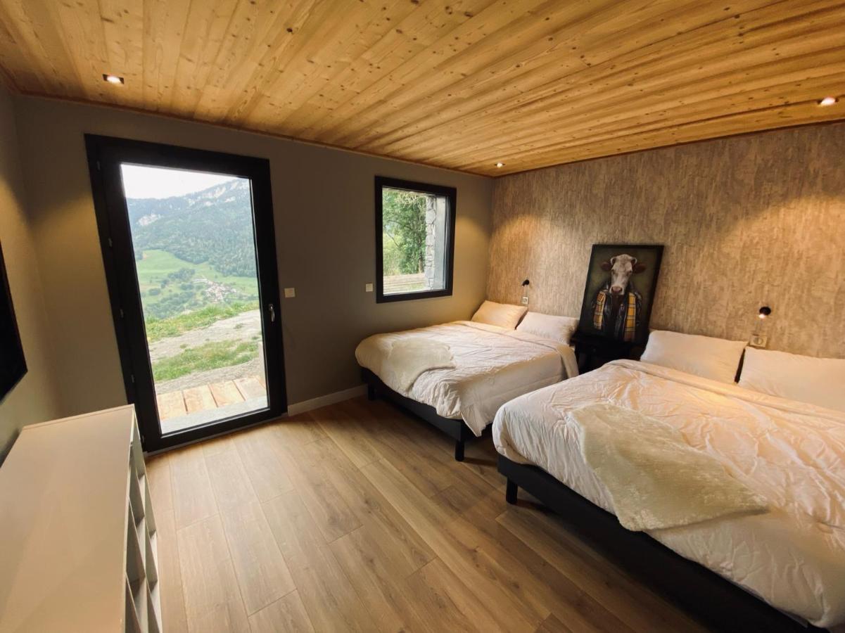 Chalet Confidentiel Valmorel - Chalet De Haut De Gamme 4 Etoiles 12 Personnes Doucy Kültér fotó